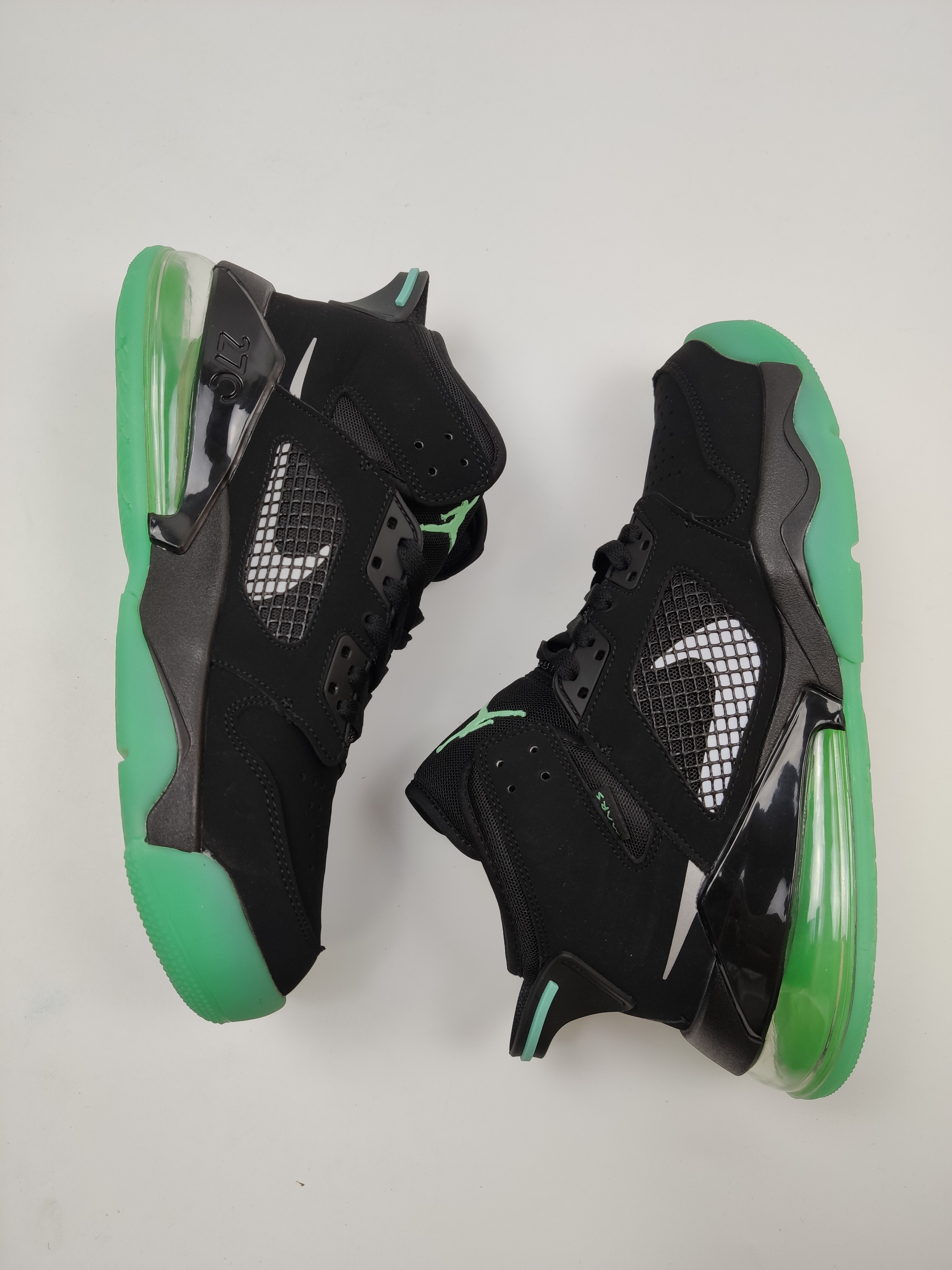 2019 Men AJ Mars x27 Black Green Shoes